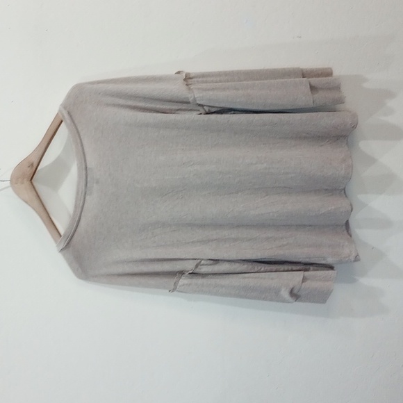 Sanctuary Rosamund Tan 3/4 Tiered Bell Sleeve Knit Top, Size L - New! - Picture 4 of 12